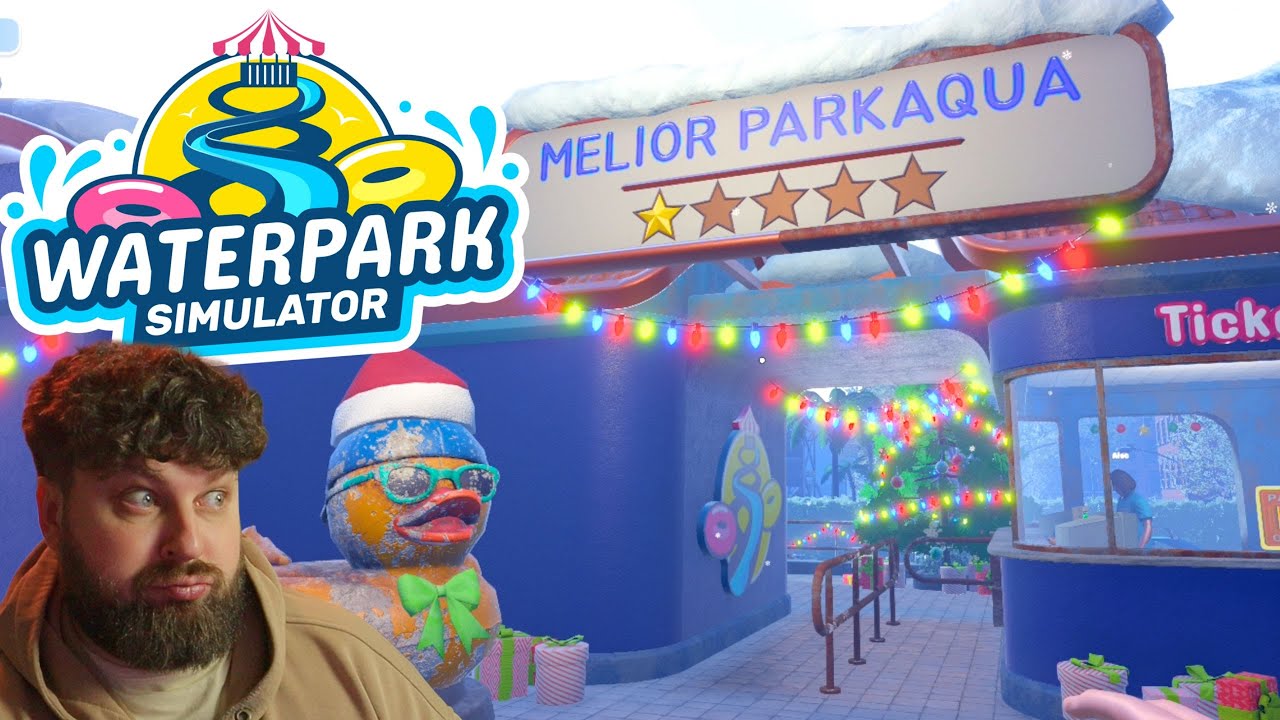 НОВОРІЧНИЙ АКВАПАРК 〉Waterpark Simulator #1