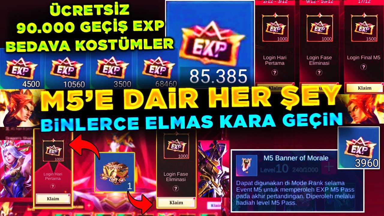 90 BİN GEÇİŞ EXP İLE YU ZHONG PRIME VE DİĞER BEDAVA KOSTÜMLER M5 ETKİNLİĞİNDE KARA GEÇMEK İÇİN İZLE!