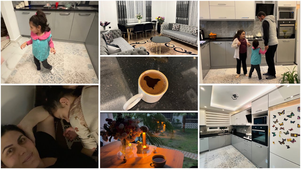 MUTFAK DÜZENİM🫣İLK MUTFAK ALIŞVERİŞİM🏡MİRANIN ADIMLARI COĞALDI🥹HERYERİ SU BASTI🥹