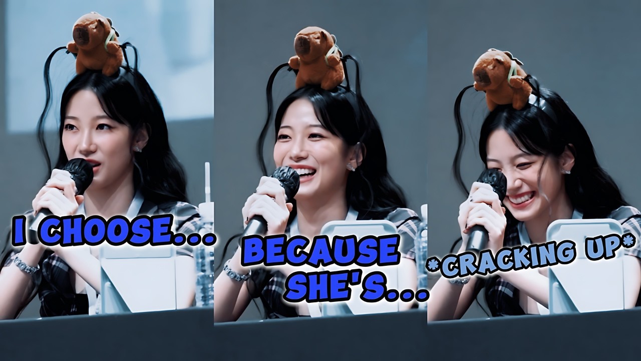 KAZUHA had funny answers to this fan's question (ft. KAZUHA & CHAEWON being CRAZY) 🦢😂