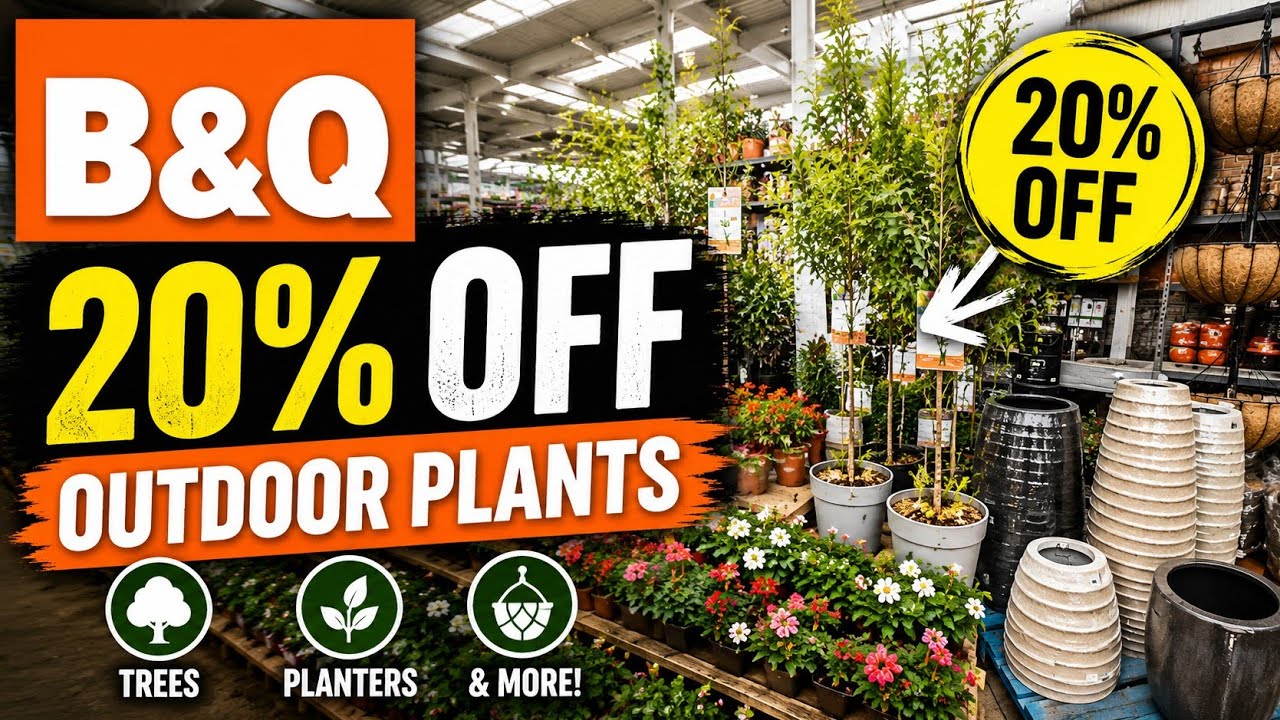 ✨B&Q✨20% OFF New Outdoor Plants | Tree | Planter & More || SPRING 2023 || 4K