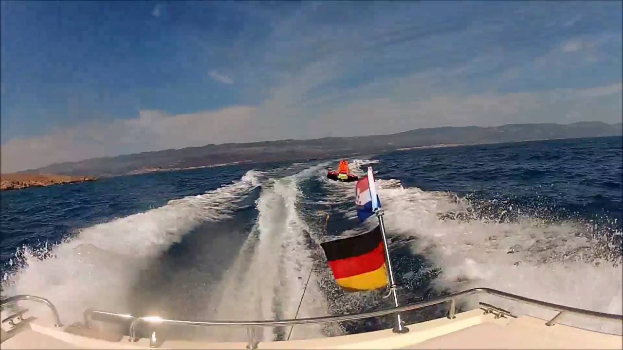Boot fahren in Kroatien