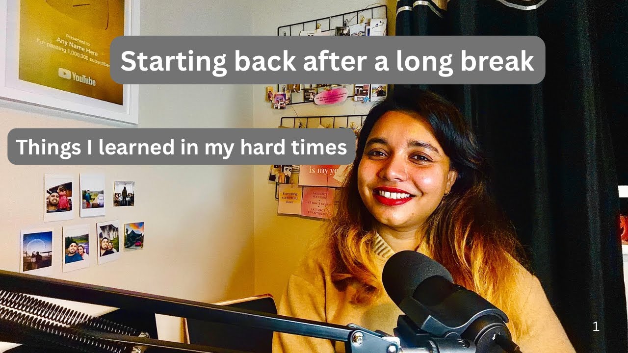 After four months starting back | I harder times thought me so much #voiceofchethana 