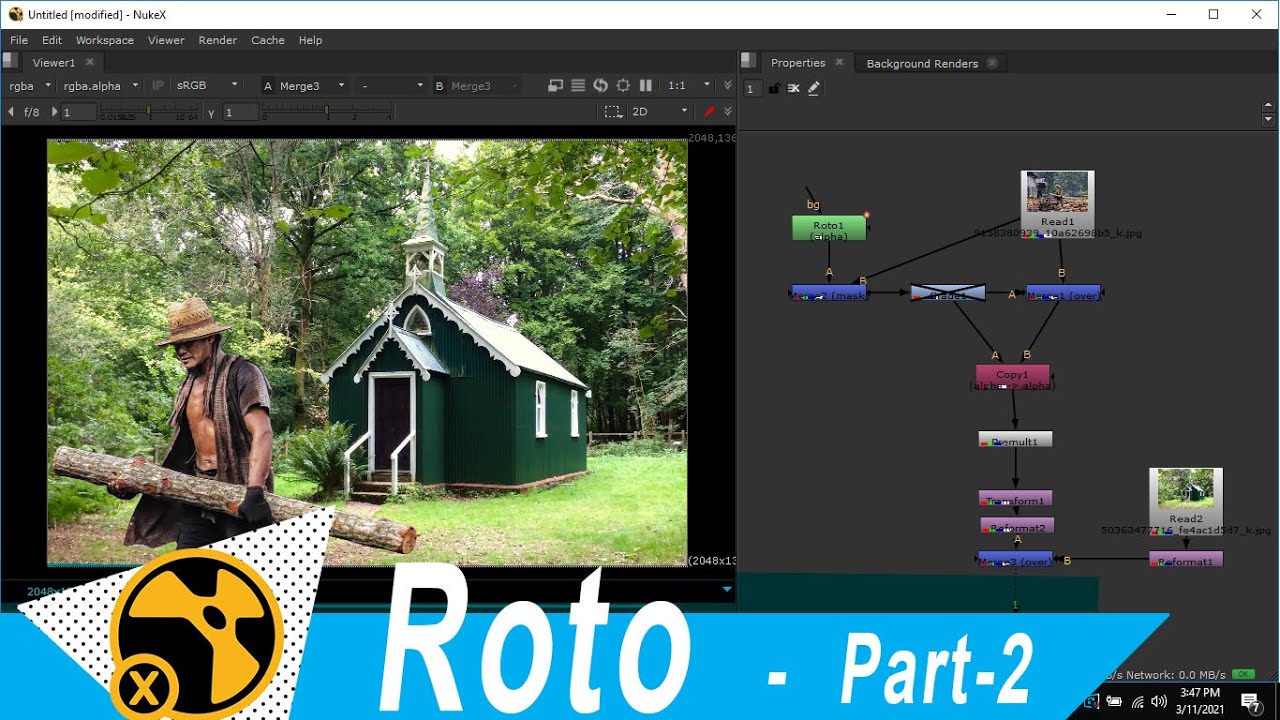 Nuke II Rotoscoping Tutorial Part_2