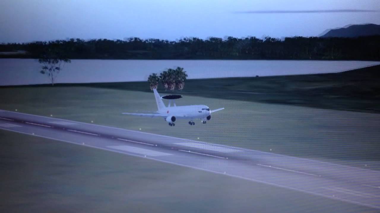 Boein 767 japan AF landing at SKPQ