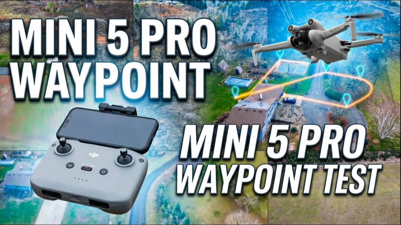 DJI Mini 5 Pro - Waypoint Tour Test - Drone Footage