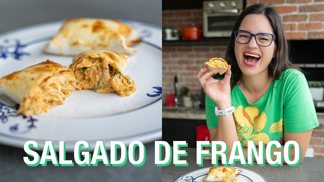 Receita: Salgado de Frango Saudável | Assado, Cremoso e Muito Fácil