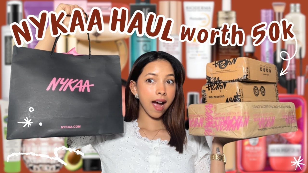 Huge NYKAA Haul | Buying my dream makeup & Skincare