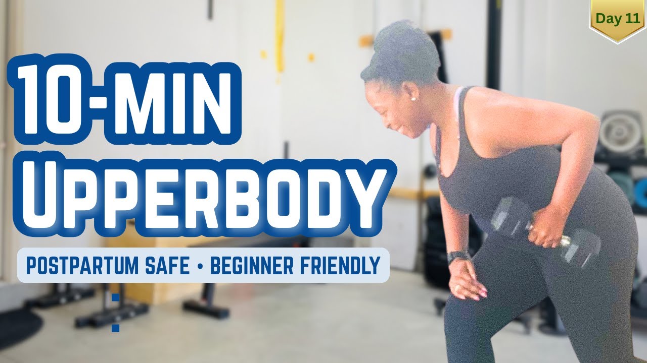 Day 11 | 10-Min Upper Body Strength (Unilateral) | Beginner Friendly | Standing Postpartum Workout