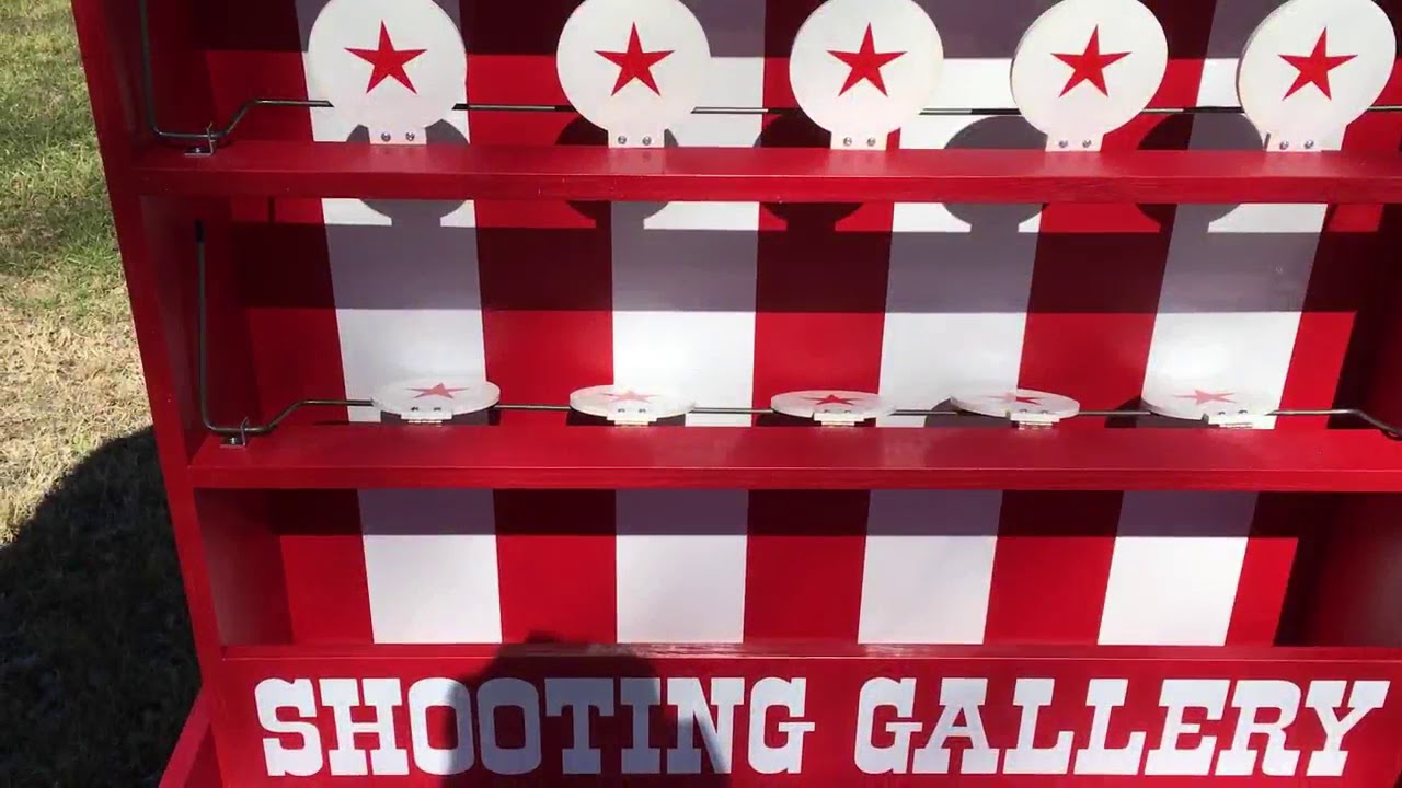 Deluxe Nerf Shooting Gallery Carnival Game