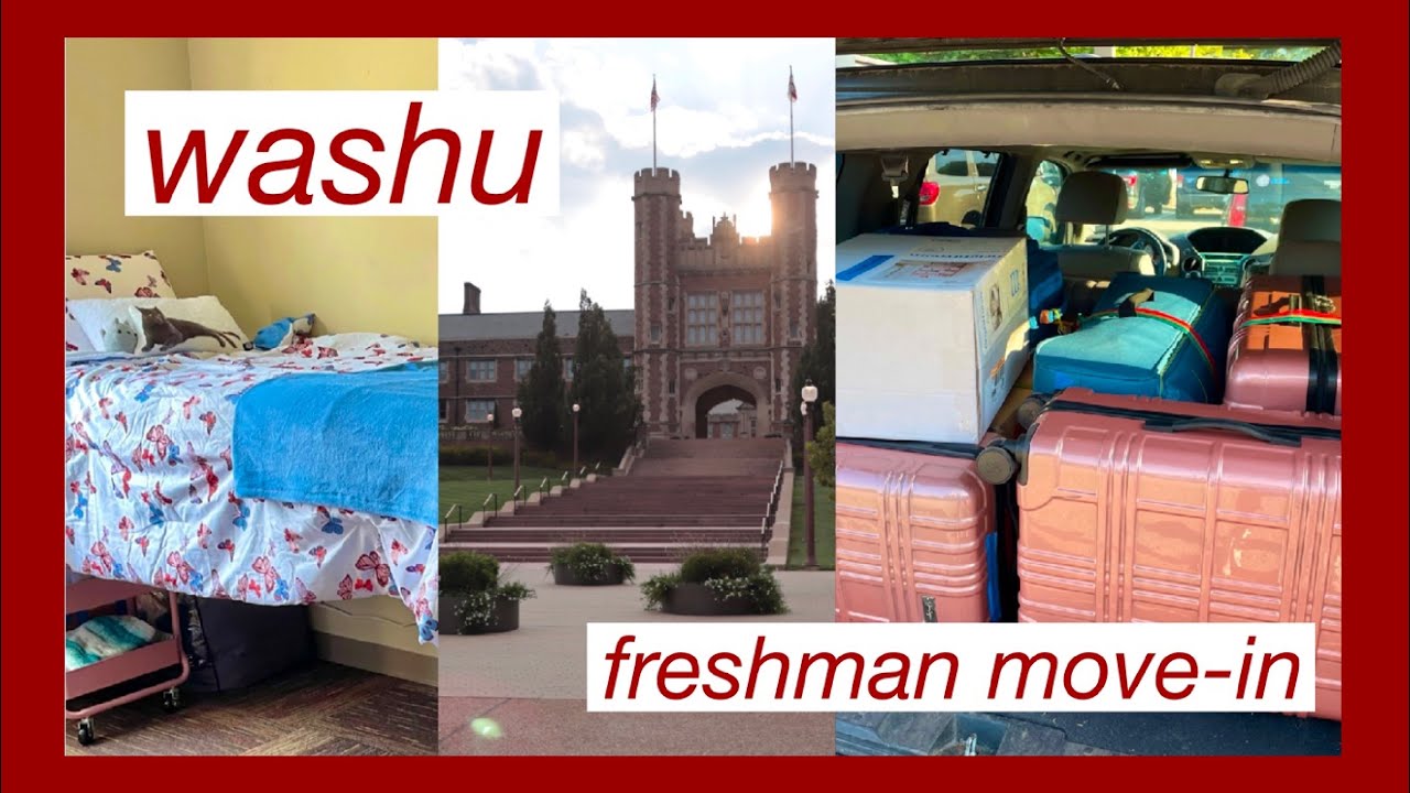 COLLEGE MOVE IN VLOG 2022 | washu freshman