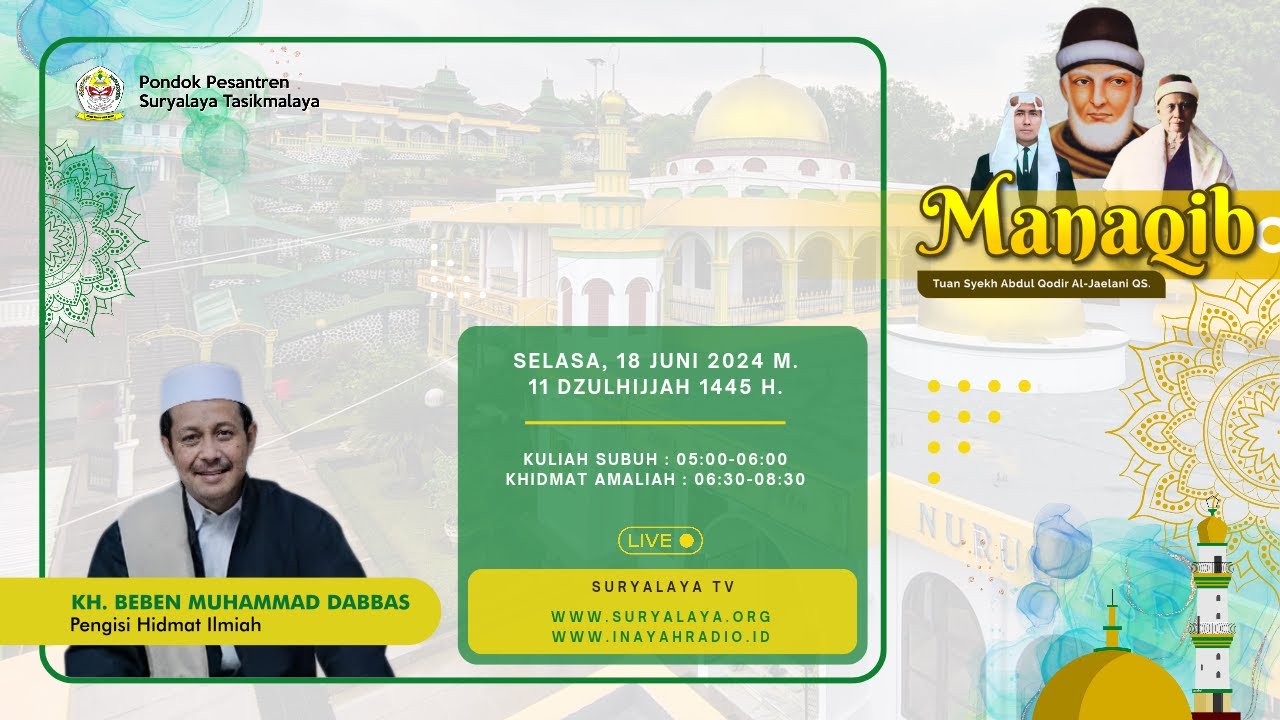 Manaqib Bulan Dzulhijjah 1445 H.
