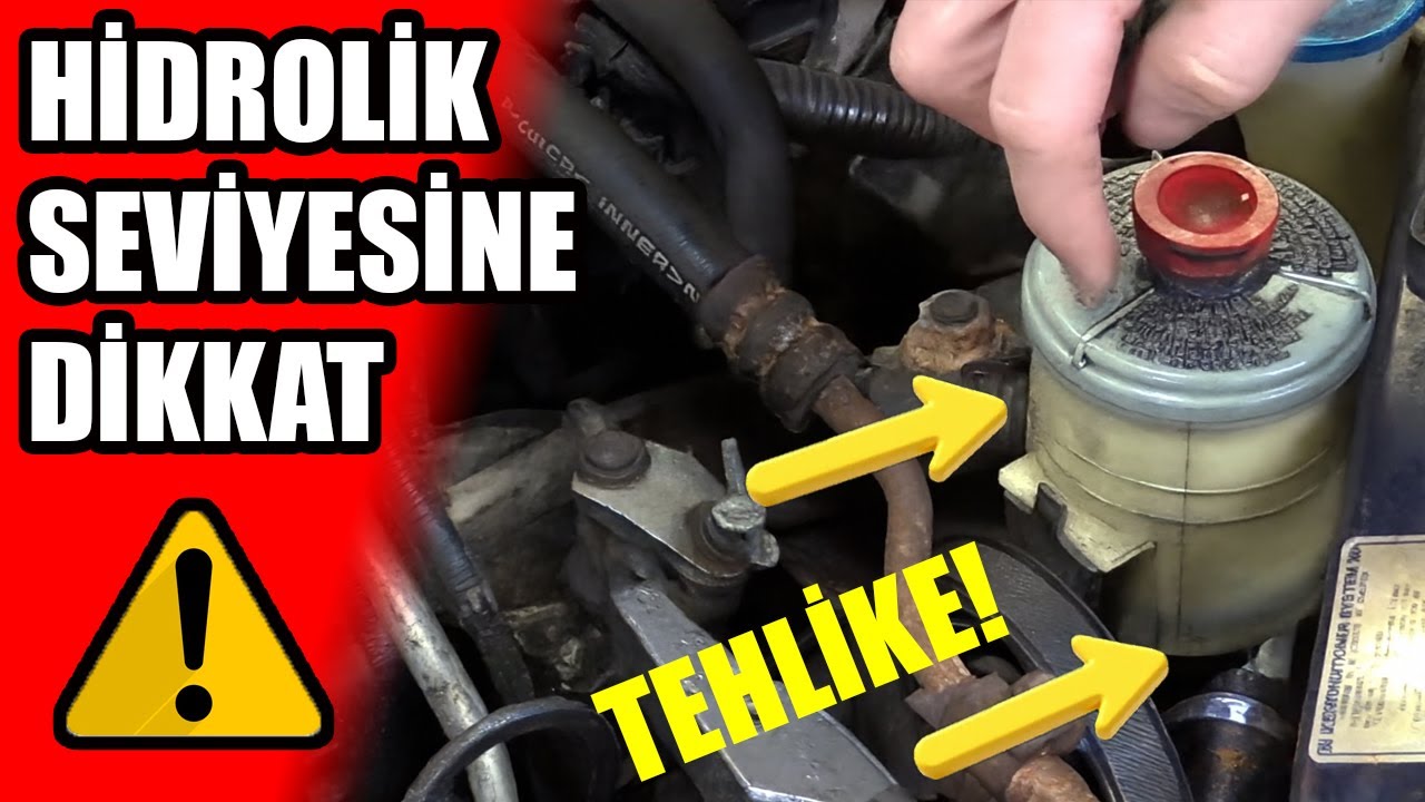 Direksiyon Hidroliği Biterse Ne Olur?  Azaldığı ve Bittiği Nasıl Anlaşılır