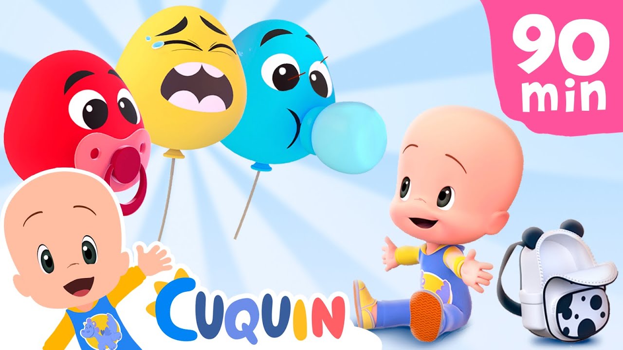 Cleo and Cuquin Indonesia 👶 Balon Bayi 🎈 Lagu anak-anak | Video pendidikan