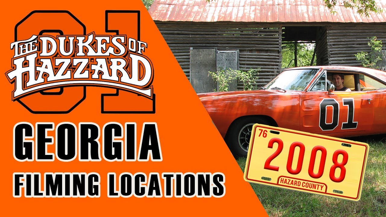 Dukes of Hazzard Georgia FILMING LOCATIONS 2008 with the General Lee!
