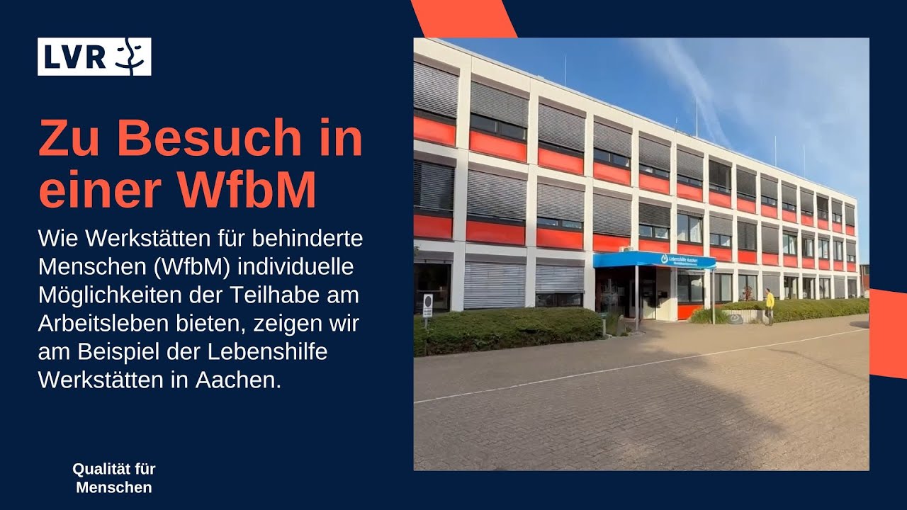 Zu Besuch in einer Werkstatt für behinderte Menschen