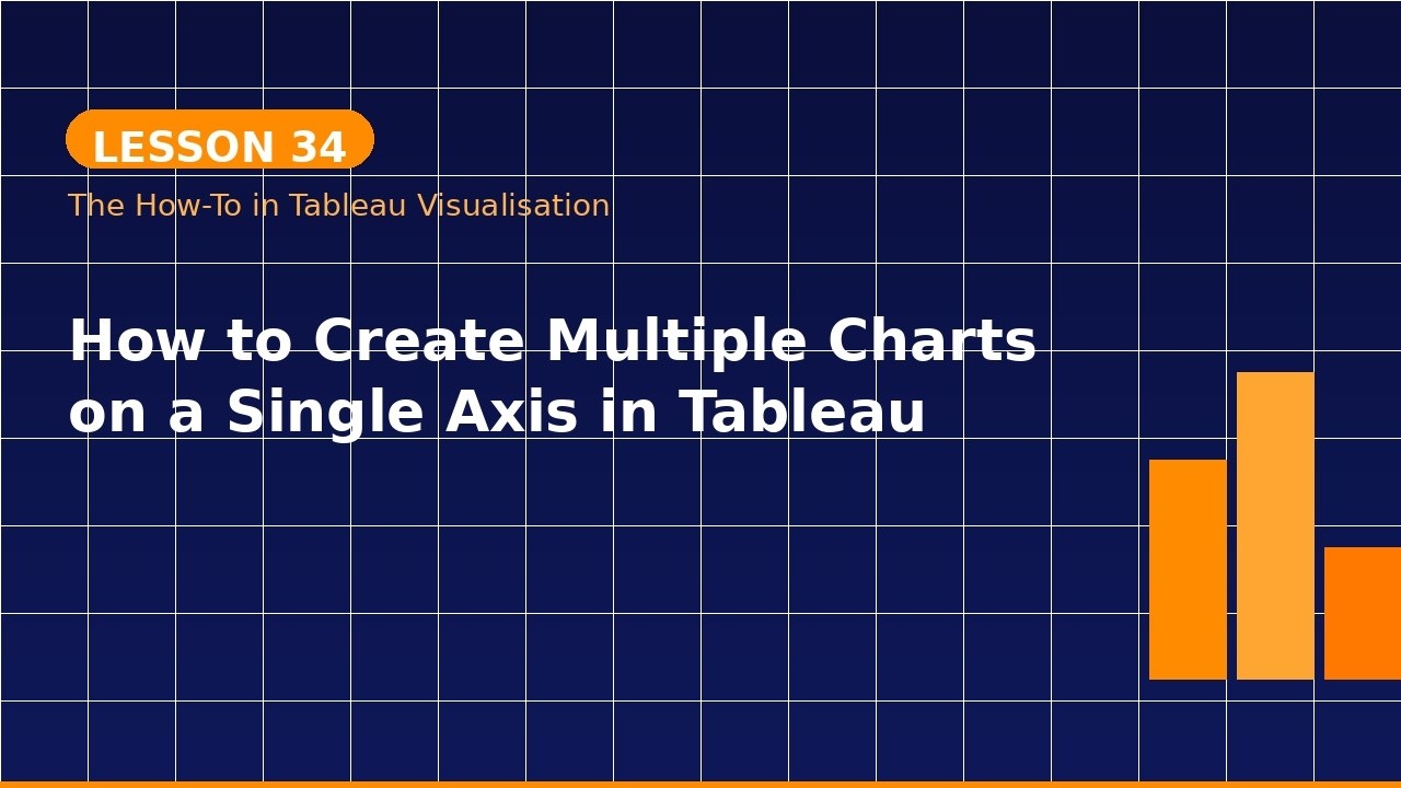 How to create multiple charts on a single axis in Tableau