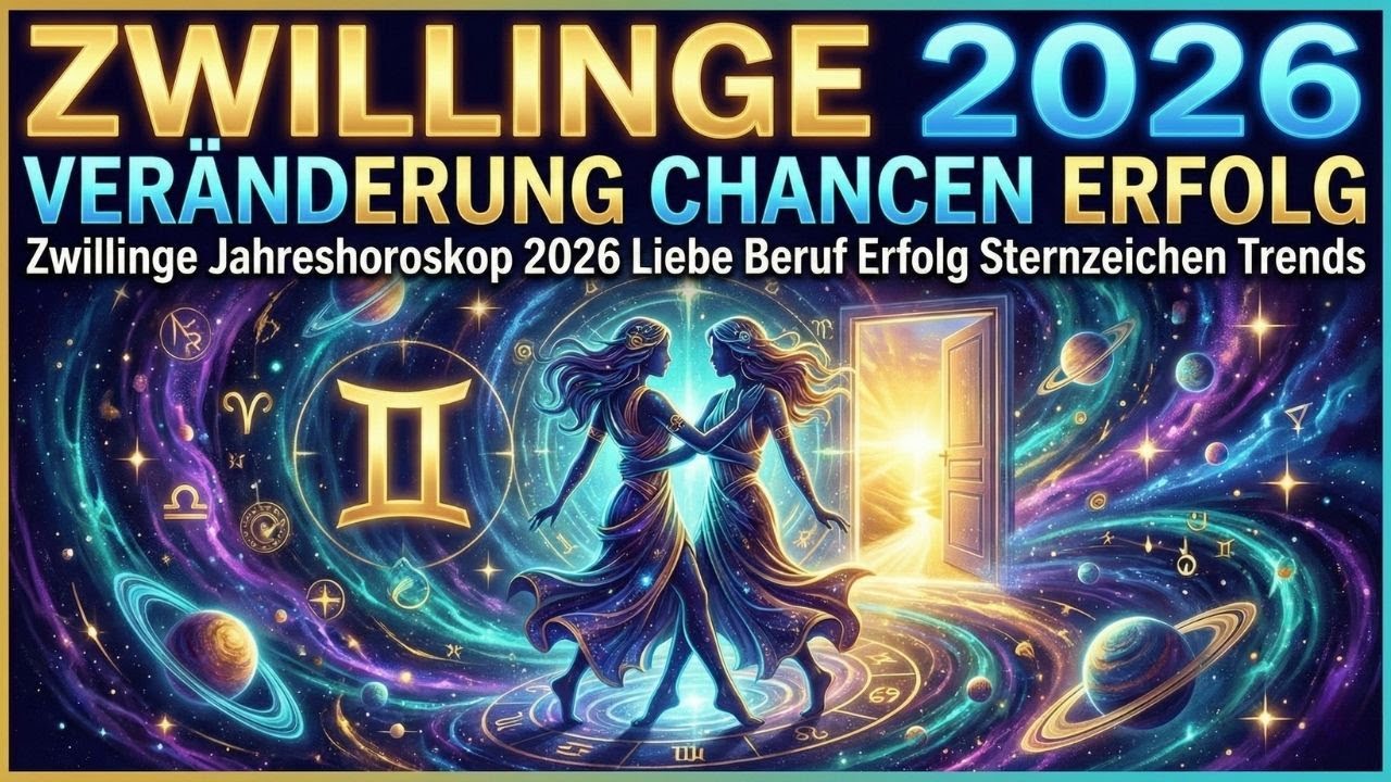 Zwillinge Jahreshoroskop 2026 Liebe Beruf Erfolg Sternzeichen Trends