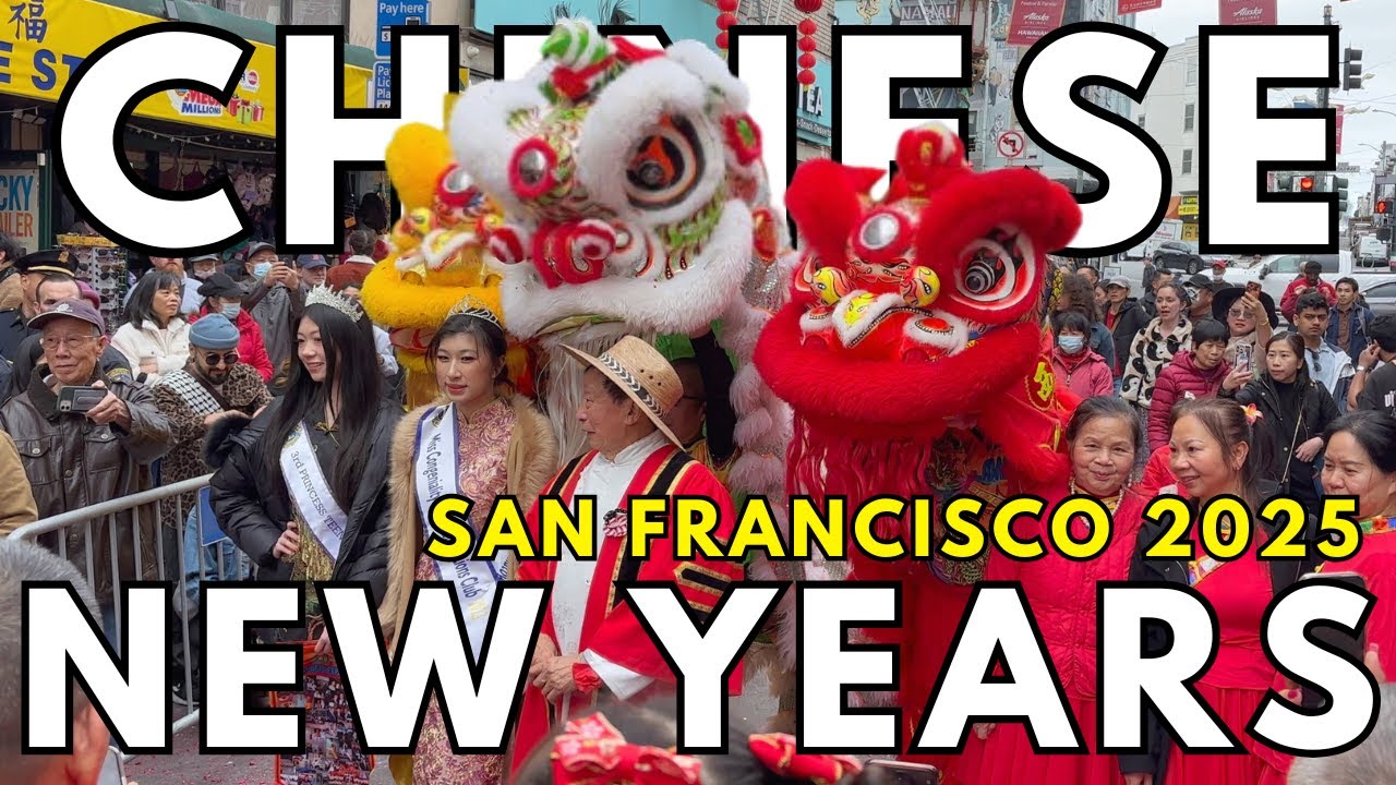Chinese New Year 2025 San Francisco Firecrackers & Lion Dance