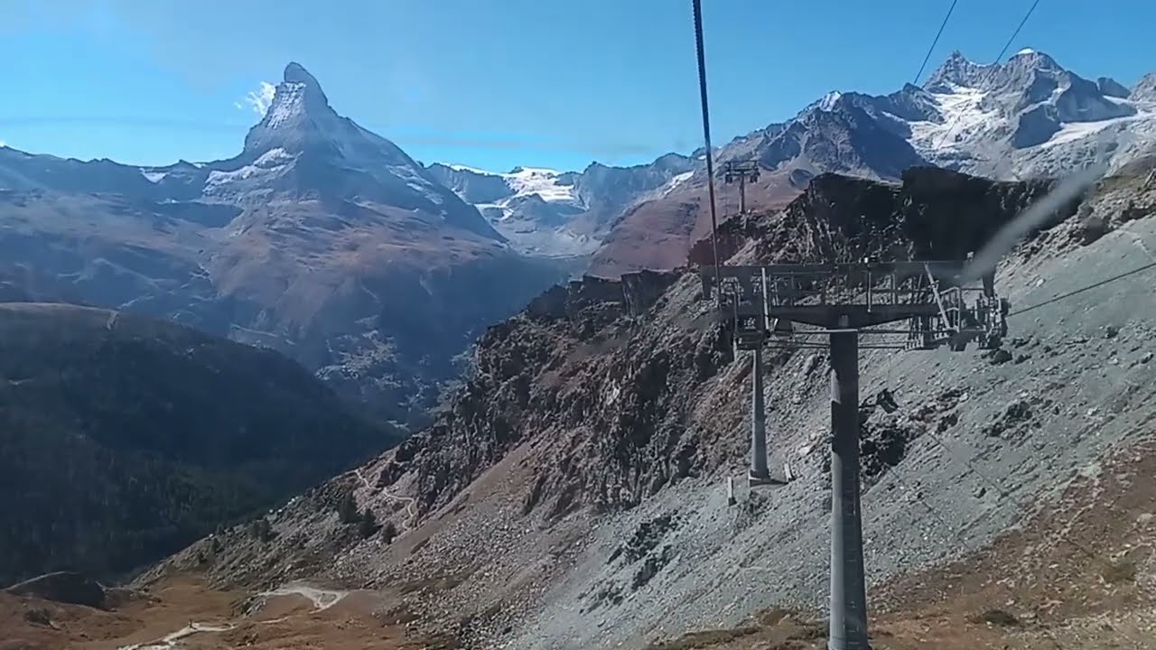Blauherd Mountain | Cable Car Ride | Zermatt, Switzerland