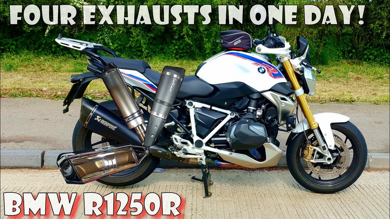 Four Exhausts in One Day! BMW R1250R