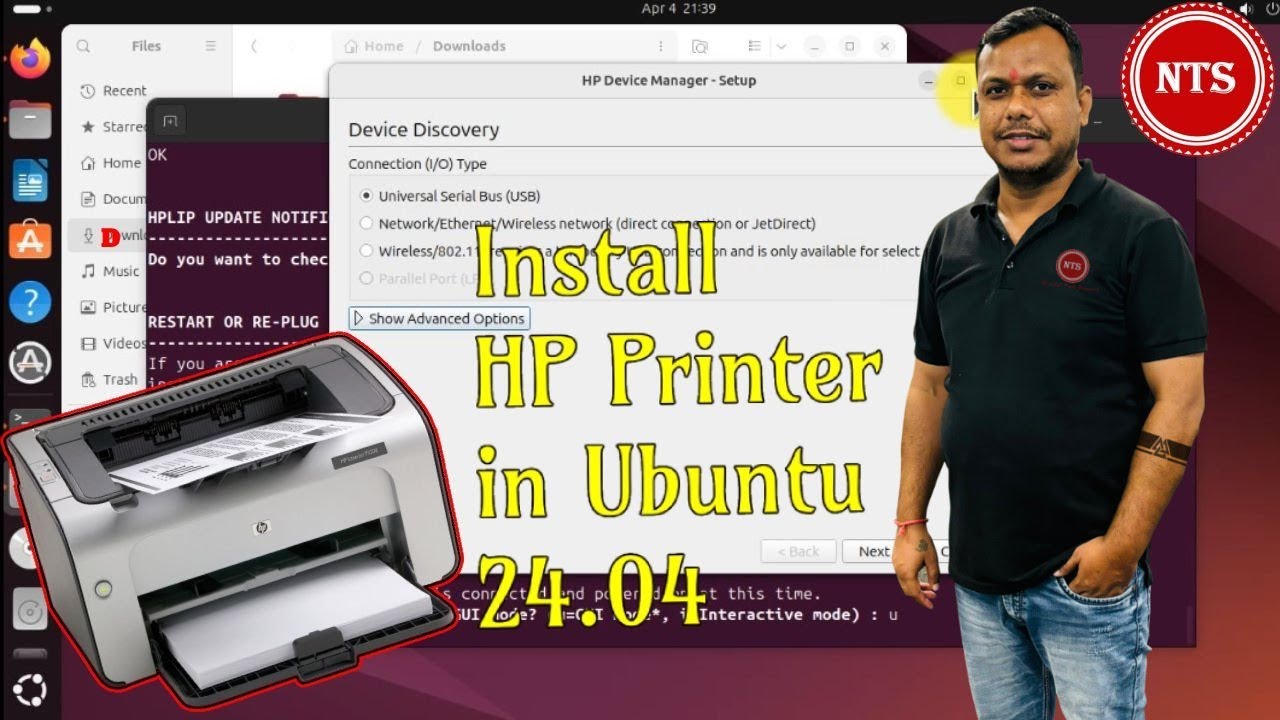 Install HP Printer in Ubuntu 24.04 | HP Printer | Ubuntu 24.04