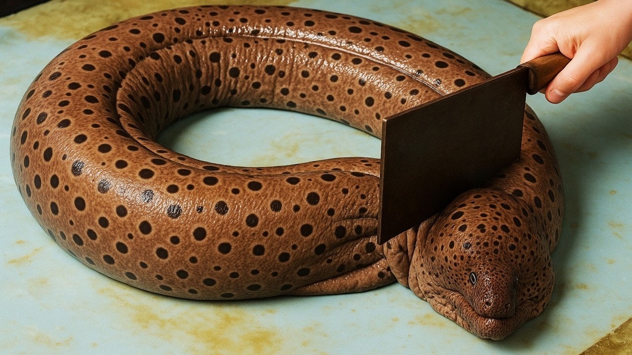 How to Catch Giant Moray Eels in the Sea on the Rocky Valley - Giant Moray Eel Cutter