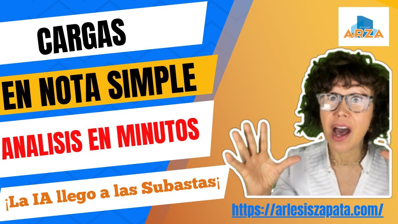 Analiza una Nota Simple en minutos con IA, identifica las cargas, riesgos  en Subastas con seguridad