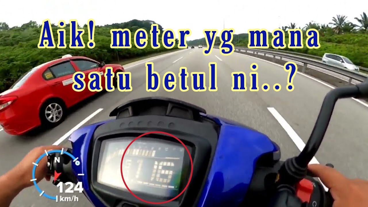Y15zr | Balik Raya naik motor | Test top speed highway LEKAS