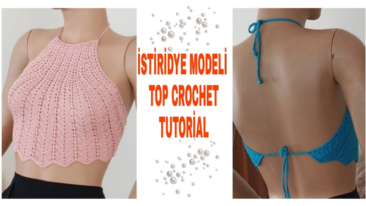 ANLATIMLI ŞIK VE KOLAY BLUZ   #crop #örgübluz