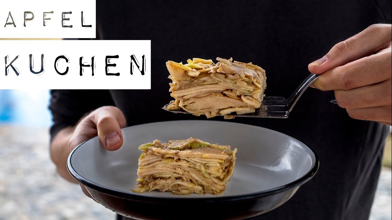 Der gesündeste Apfelkuchen 🍎schnell & lecker 🍏roh & vegan