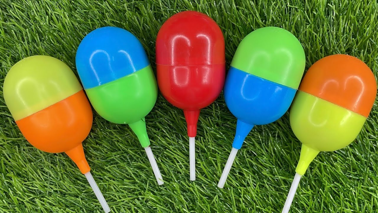 🍭Learn Colors with Lollipops and Sweets | Bright ASMR Yummy Rainbow Lollipops ASMR|Part|83737