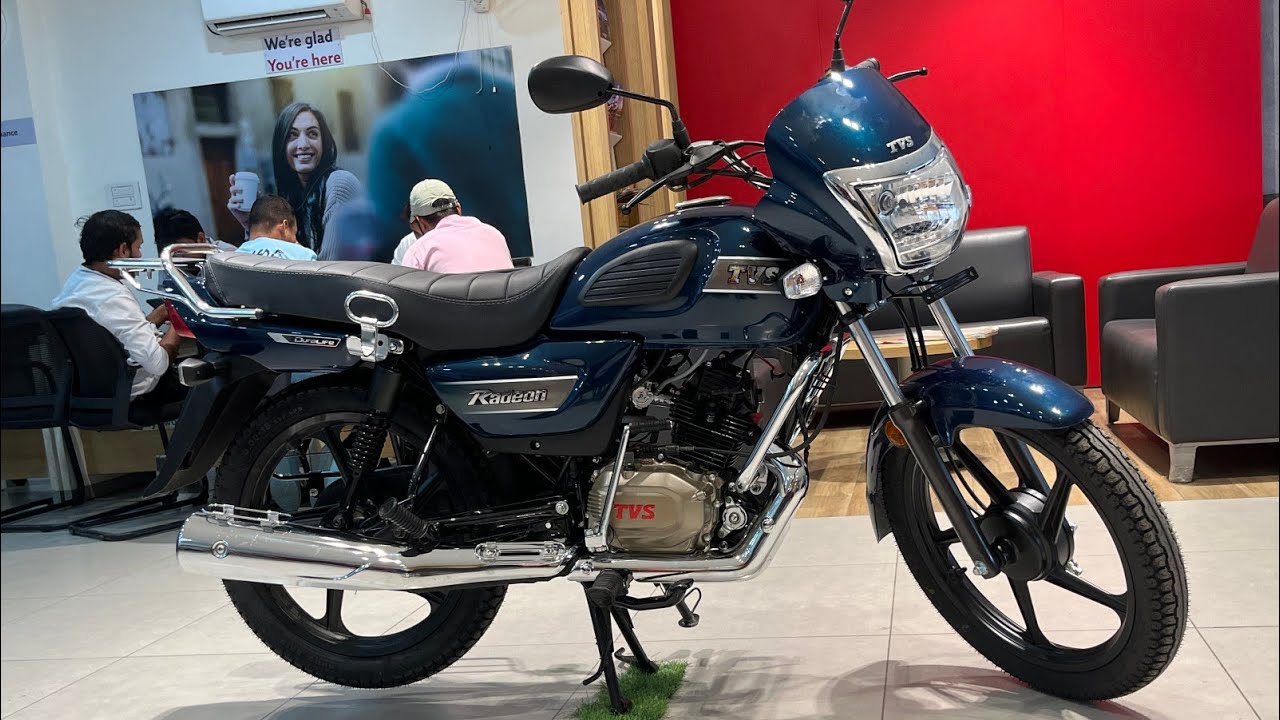 All New Updated TVS Radeon 110 Starlight Blue Colour Walkaround 😉 | Chassis Number 9