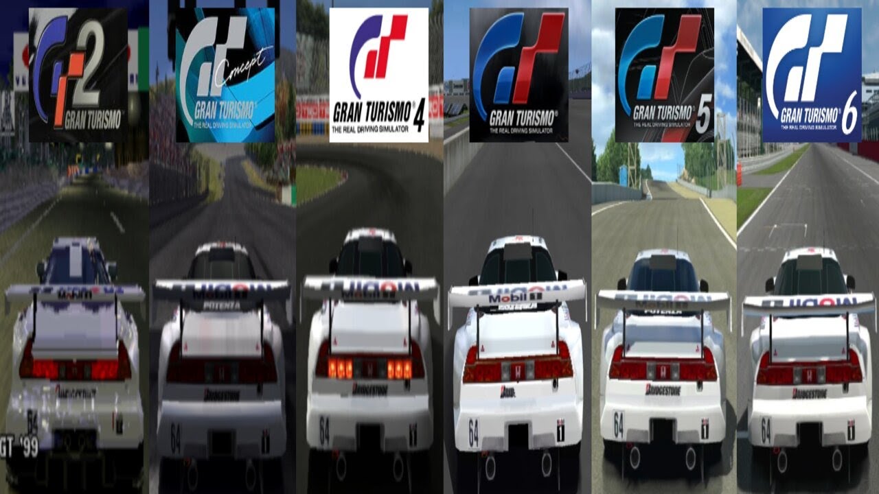 Evolution of the Honda Mobil 1 NSX in Gran Turismo
