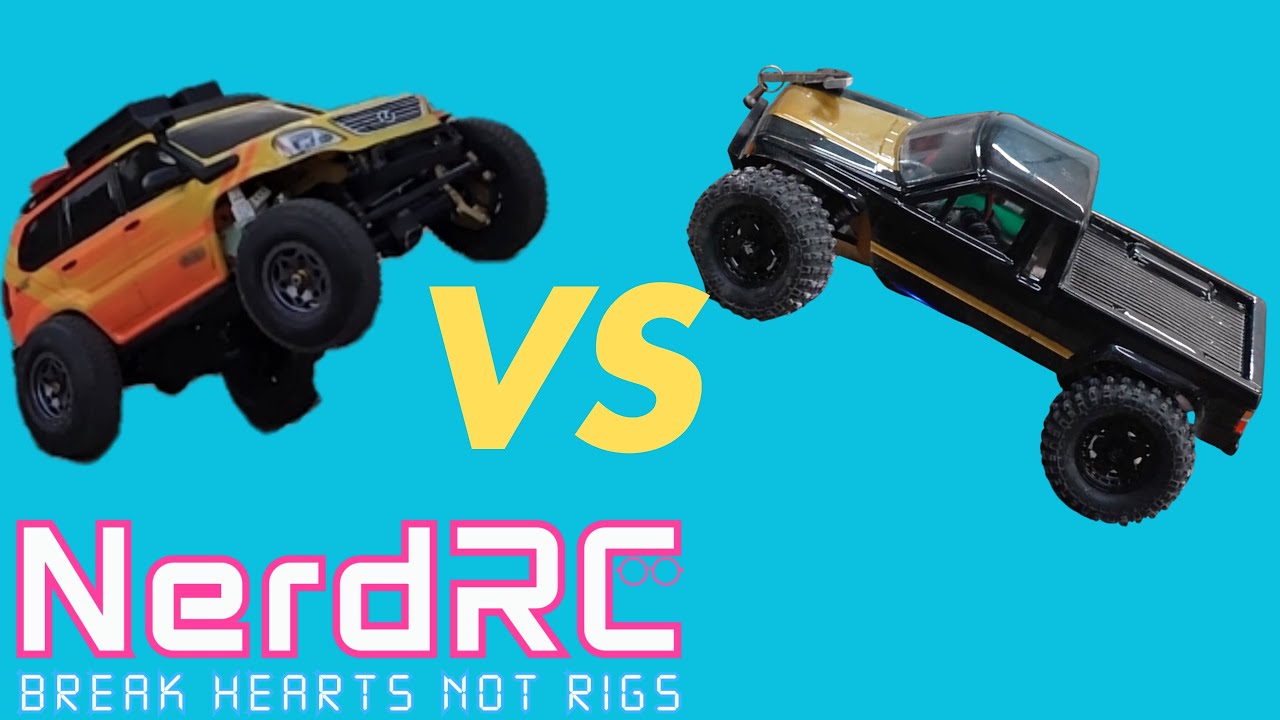 Команда NerdRC: Пепе против Лекси: Битва модернизированного шасси SCX24