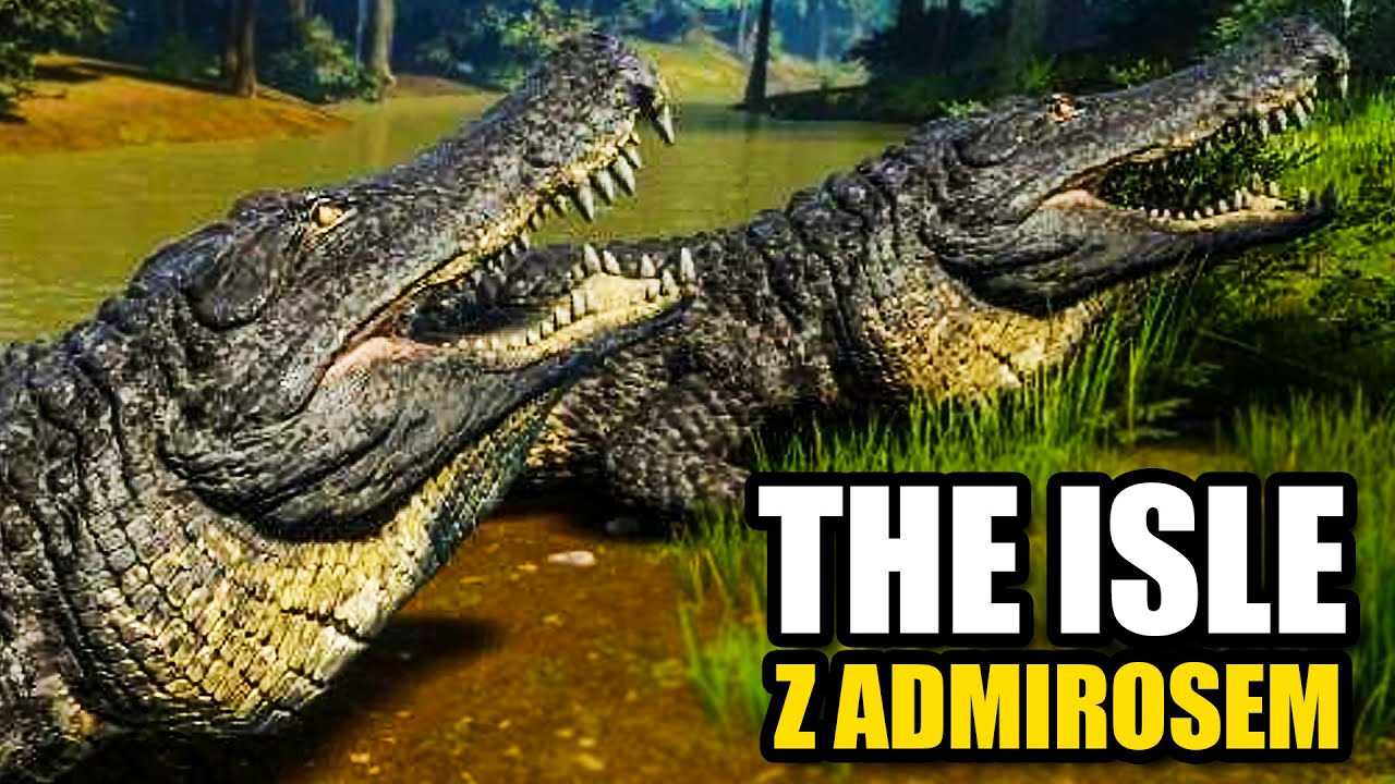 NOCNE POLOWANIE ADMIROSA! GRAMY DEINOZUCHAMI w THE ISLE EVRIMA