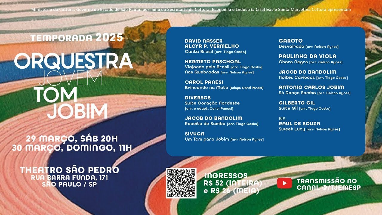 Orquestra Jovem Tom Jobim convida Carol Panesi e Morgana Moreno