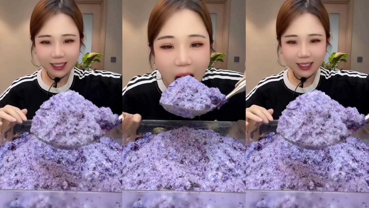 1 HOUR ONLY BITES ~ YY SWALLOWING SHAVED ICE EATING ASMR 