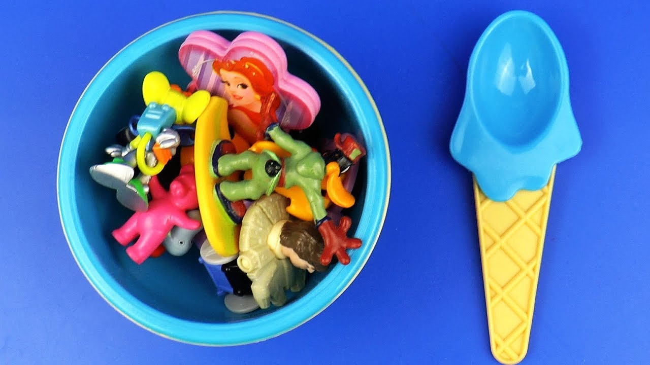 Ice Cream cups Surprise Colors Kinder Egg toys