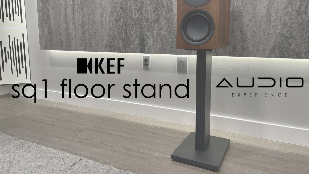 KEF SQ1 Stand Mount Speaker Floor Stands (for Q Concerto Meta) &ndash;&nbsp;Unboxing / Assembly / Installation