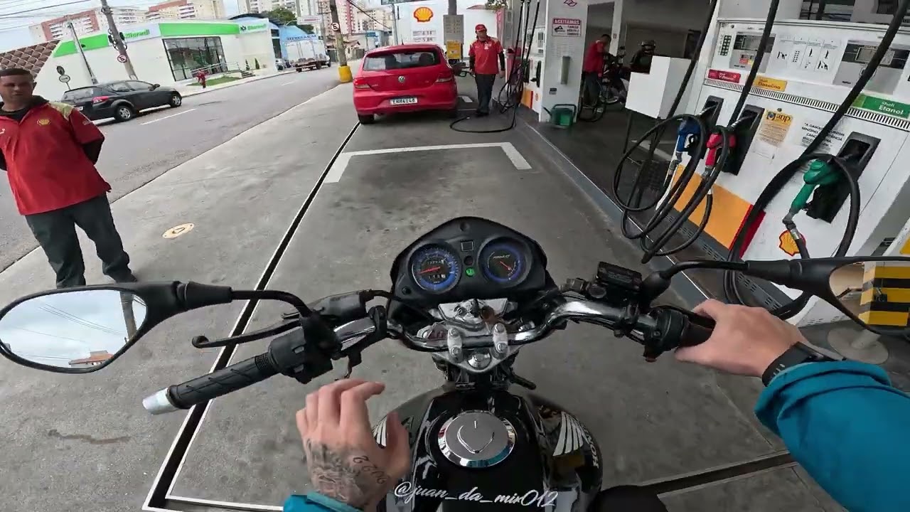 Titan 150 mix no álcool