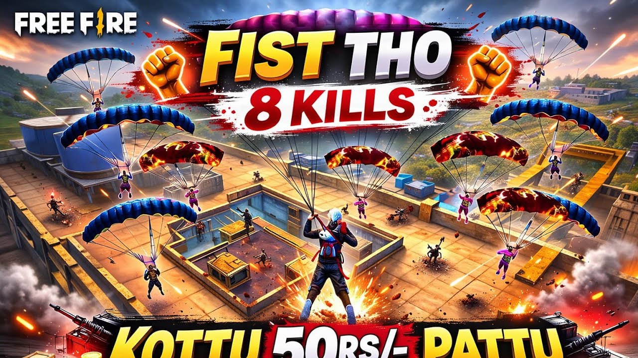 irl stream factory fist fight 8kills plus boya kottu 30 rupees redeem code pattu 🤯