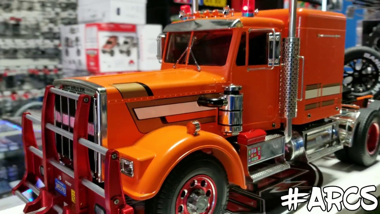 1/14 tamiya Grand Hauler with red aluminum upgrades
