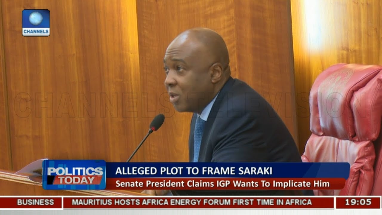 Senate President Bukola Saraki Claims IGP Wants To Implicate Him |Politics Today|