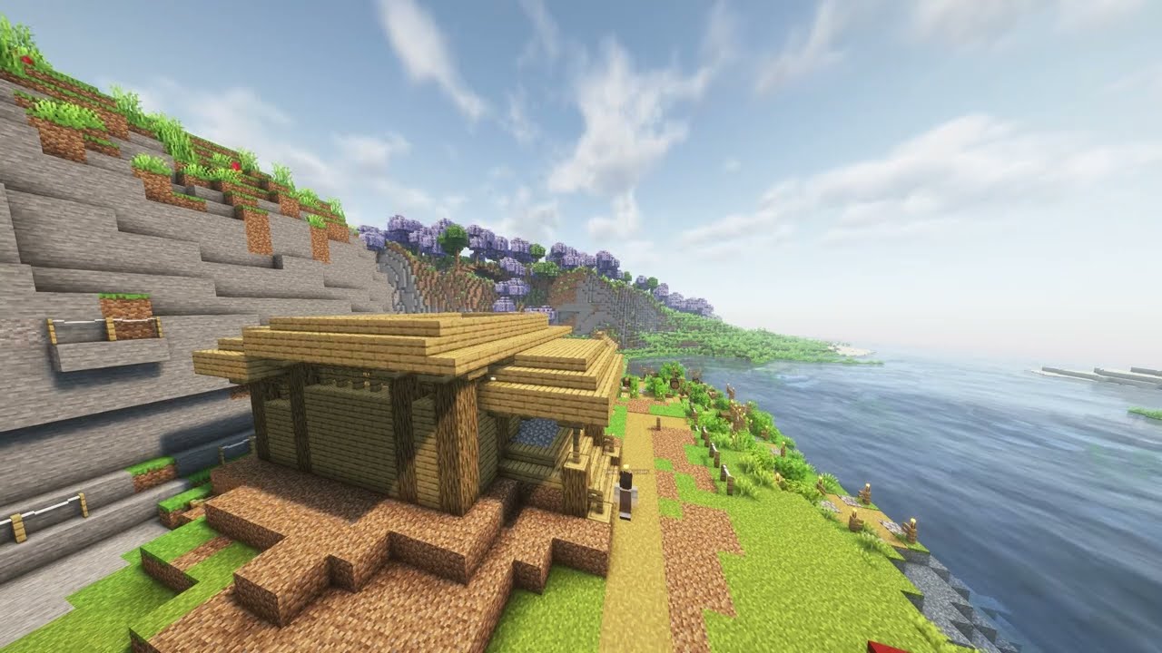 Minecraft npc building 2 houses