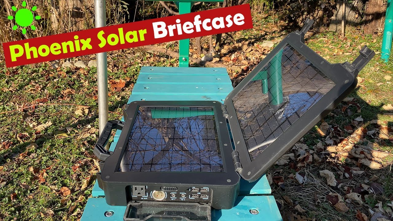 Renogy Phoenix Solar Briefcase / Off-grid Generator ☀️ Gadgetify