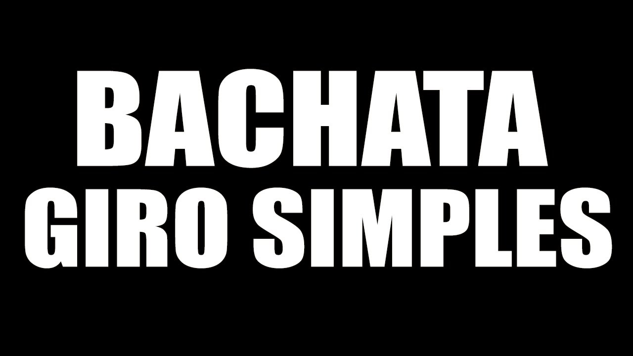 Canal Dança Comigo - Bachata - Giro simples