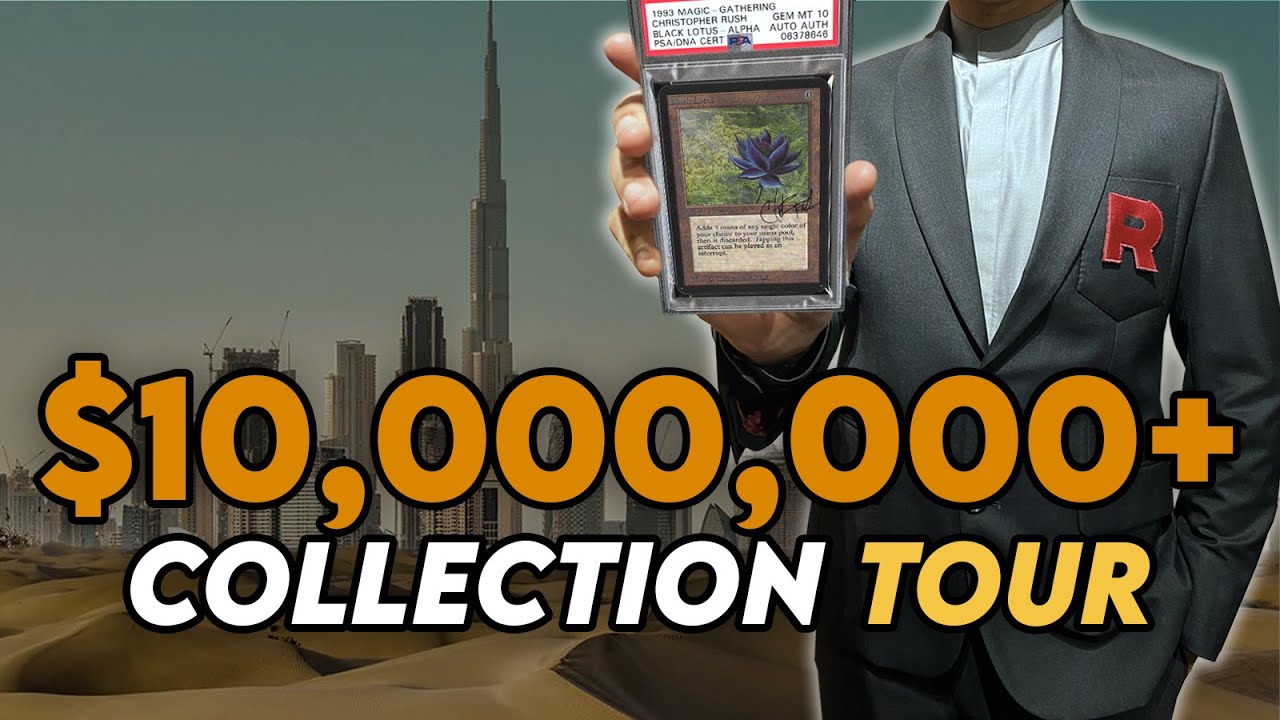 Travelling to Dubai for this $10,000,000 Card Collection! Pokemon, MTG, YuGiOh