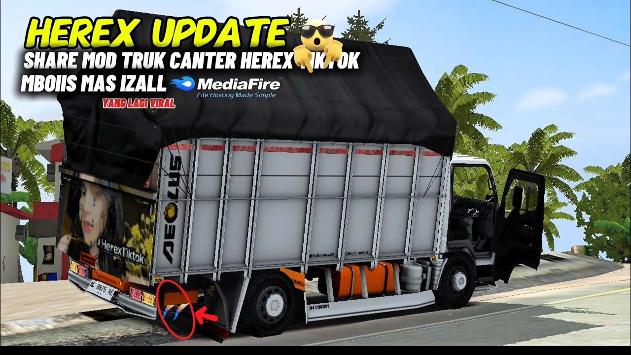 MOD BUSID SHARE MOD TRUK CANTER HEREX TIKTOK MBOSIIS MAS IZALL UPDATE TERBARU 