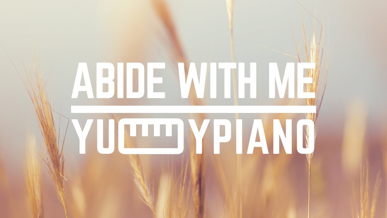 [Piano Instrumental Cover + Lyrics] Audrey Assad - Abide With Me | MR Karaoke Instr Sheet Music